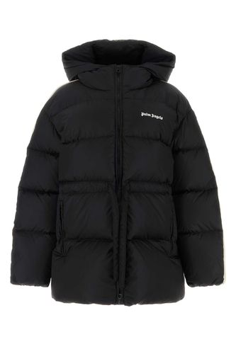 Palm Angels Black Nylon Down Jacket - Palm Angels - Modalova