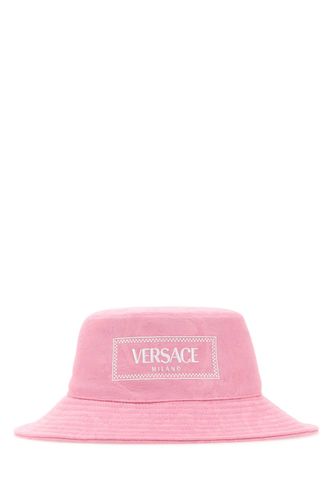 Versace Pink Cotton Bucket Hat - Versace - Modalova