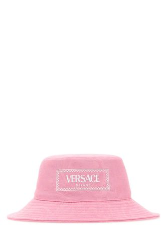 Versace Pink Cotton Bucket Hat - Versace - Modalova
