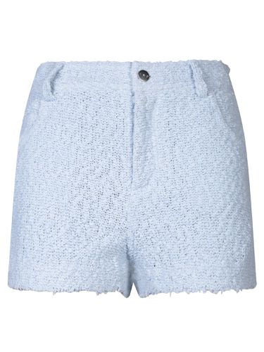 IRO Sky Blue Tweed Shorts - IRO - Modalova