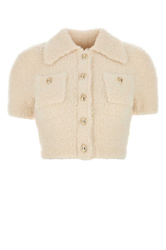 Self-portrait Ivory Teddy Cardigan - self-portrait - Modalova