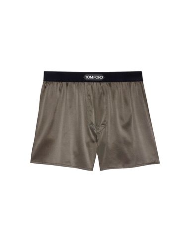 Tom Ford Sage Green Satin Boxer - Tom Ford - Modalova