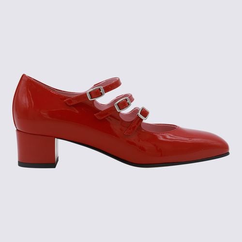 Carel Red Leather Pumps - Carel - Modalova