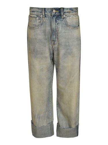 R13 Vintage Effect 5 Pockets Jeans - R13 - Modalova