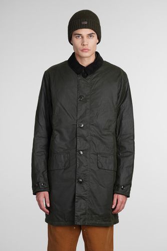 Wax Mac Coat In Green Cotton - Barbour - Modalova