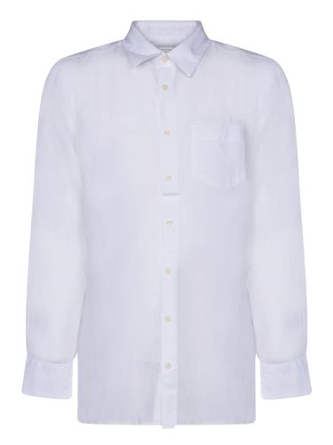 Lino White Linen Pocket Shirt - 120% Lino - Modalova