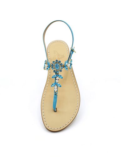 Marina Grande Turquoise Jewel Sandals - Dea Sandals - Modalova