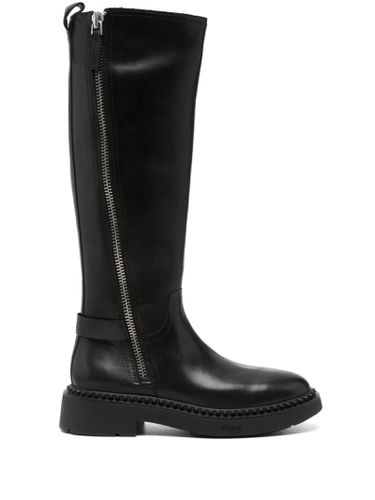 Ash Black Calf Leather Madman Boots - Ash - Modalova