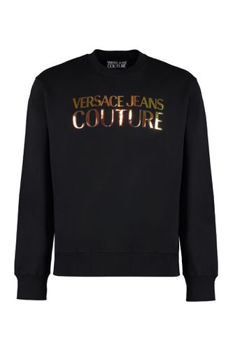 Cotton Crew-neck Sweatshirt - Versace Jeans Couture - Modalova