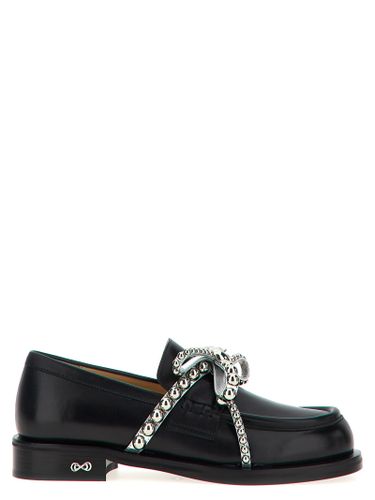 Mach & Mach crystal Studs Loafers - Mach & Mach - Modalova