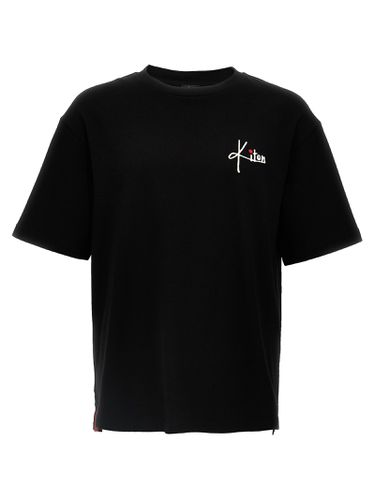 Kiton Embroidery Logo T-shirt - Kiton - Modalova