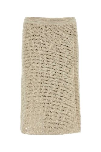 Bottega Veneta Sand Crochet Skirt - Bottega Veneta - Modalova