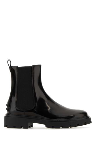 Black Leather Chelsea Ankle Boots - Tod's - Modalova