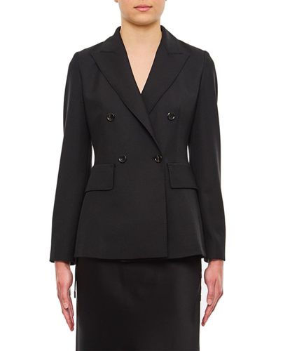 Double-breasted Long-sleeved Jacket - Max Mara - Modalova