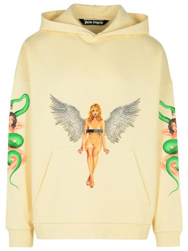 Pin Up Cotton Sweatshirt - Palm Angels - Modalova