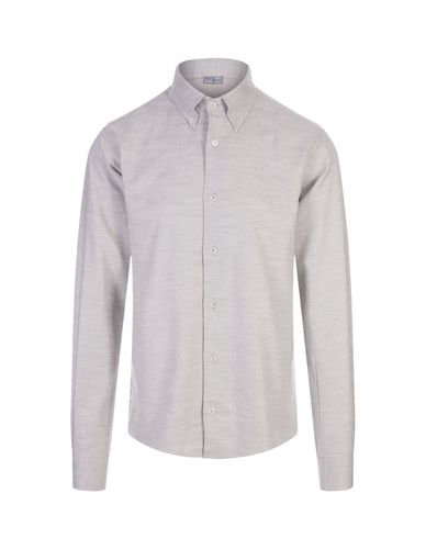 Fedeli Melange Light Grey Shirt - Fedeli - Modalova