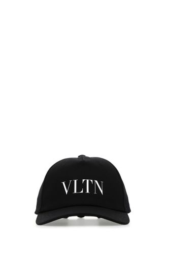 Black Cotton Baseball Cap - Valentino Garavani - Modalova