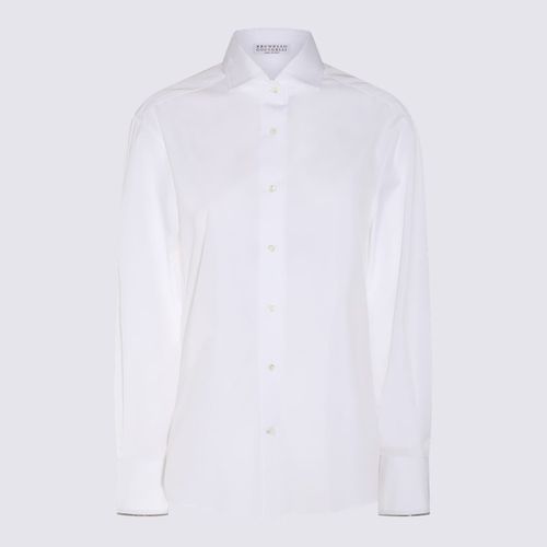 White Cotton Monili Shirt - Brunello Cucinelli - Modalova