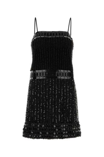 Sequin Embellished Sleeveless Dress - Alberta Ferretti - Modalova