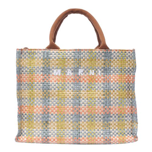 Marni Small Basket Bag Rafia Tissue - Marni - Modalova