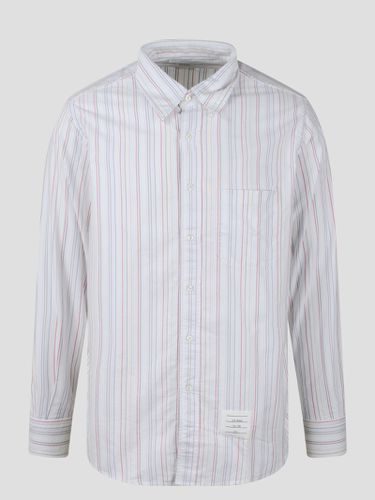 Straight Fit Shirt In University Stripe Oxford - Thom Browne - Modalova