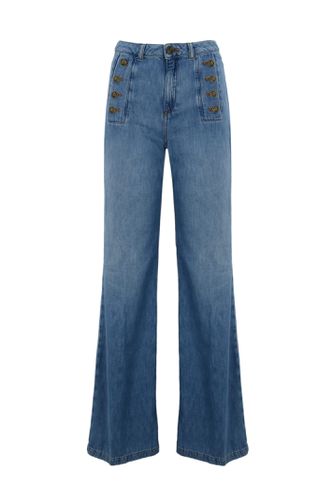 Flared Jeans With Buttons TwinSet - TwinSet - Modalova