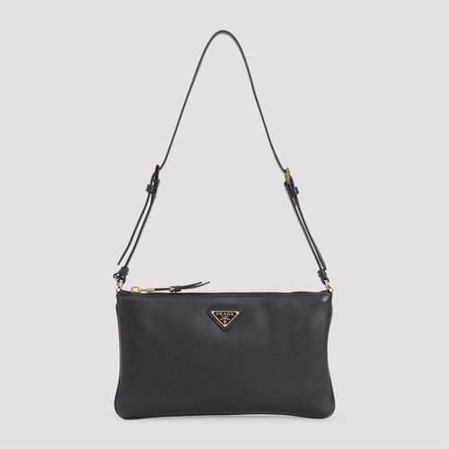 Prada Black Leather Shoulder Bag - Prada - Modalova