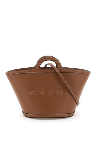 Tropicalia Small Bag In Brown Leather - Marni - Modalova