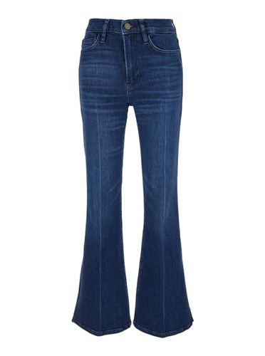 Flared Jeans With High Waist In Denim Woman - Frame - Modalova