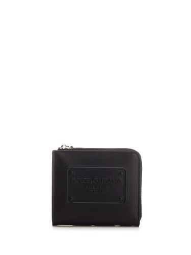 Embossed Logo Card Holder - Dolce & Gabbana - Modalova