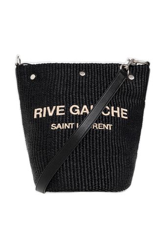 Logo Embroidered Bucket Bag - Saint Laurent - Modalova