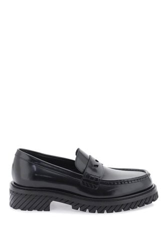 Off-White Leather Loafers - Off-White - Modalova