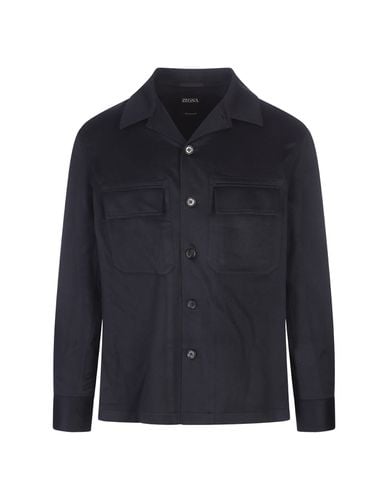 Alba Overshirt In Oasi Cashmere In - Zegna - Modalova