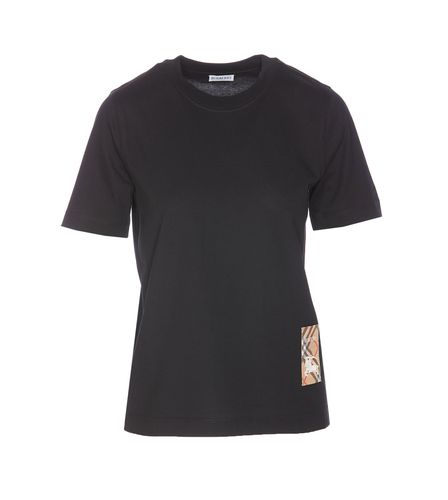 Burberry Check Patch T-shirt - Burberry - Modalova