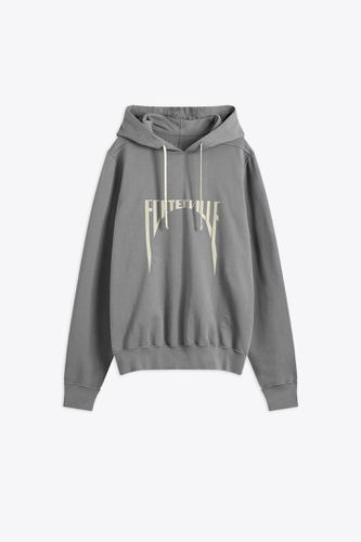 Felpa - Oversized Hoodie Grey cotton oversized hoodie with front print Porterville - Oversized Hoodie - DRKSHDW - Modalova