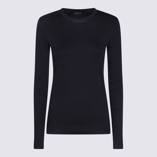 Fabiana Filippi Blue Cotton T-shirt - Fabiana Filippi - Modalova