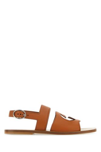 Gucci Caramel Leather Sandals - Gucci - Modalova