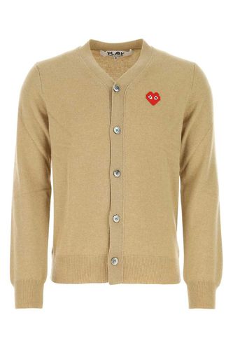 Logo Patch Buttoned Cardigan - Comme des Garçons Shirt Boy - Modalova