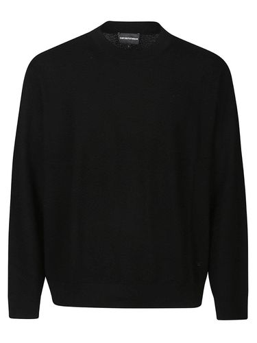 Interwoven Crewneck Knitted Jumper - Emporio Armani - Modalova