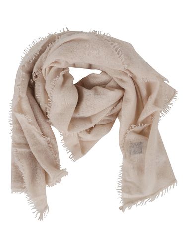 Allude Fringed Scarf - Allude - Modalova