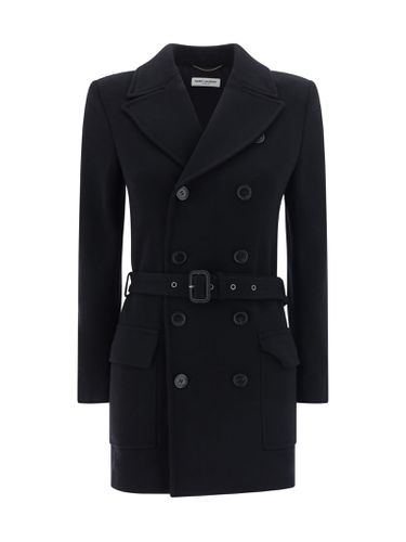 Saint Laurent Coat - Saint Laurent - Modalova