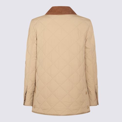 Burberry Beige Down Jacket - Burberry - Modalova