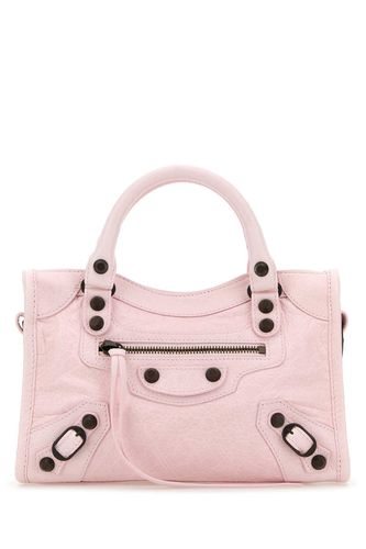 Light Pink Leather Mini Le City Handbag - Balenciaga - Modalova