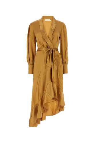 Zimmermann Ochre Silk Dress - Zimmermann - Modalova