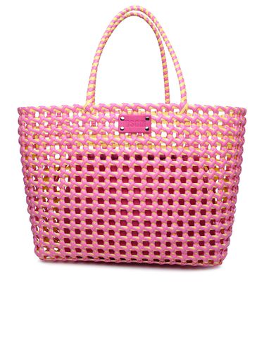 MSGM Two-tone Large Weave Tote - MSGM - Modalova