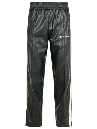 Leather Effect Track Joggers - Palm Angels - Modalova