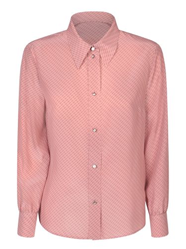 Gucci Silk G Pink Shirt - Gucci - Modalova