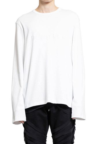 Logo-embroidered Long-sleeved T-shirt - Helmut Lang - Modalova