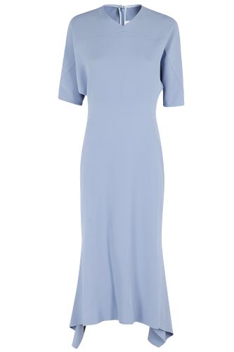 Drop Sleeve Kick Midi Dress - Victoria Beckham - Modalova