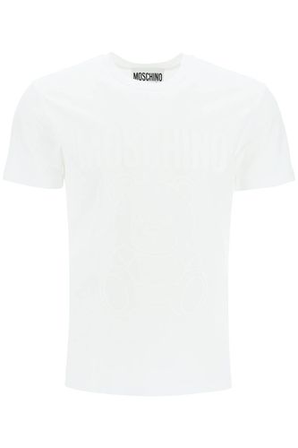 Moschino Logo Cotton T-shirt - Moschino - Modalova